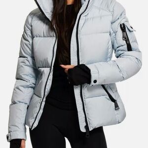 SAM. Women's Light Blue MATTE Freestyle Down Puffer Jacket
